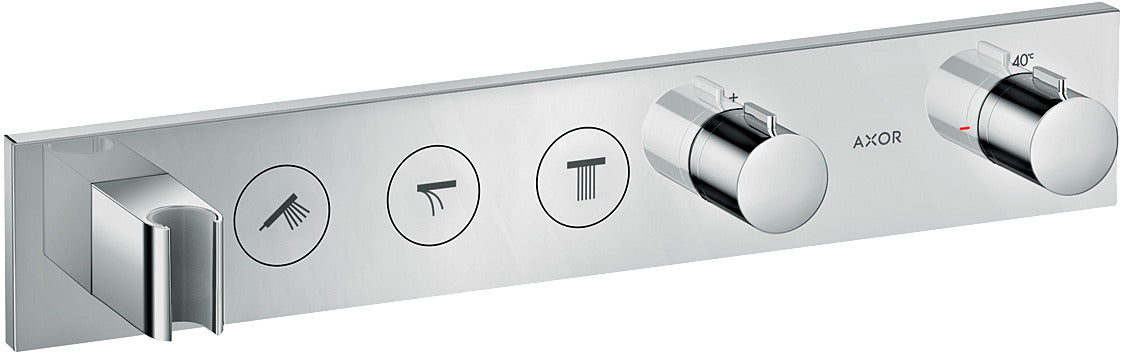 AXOR ShowerSolutions Thermostatic module Select 530/90 for concealed installation for 3 outlets