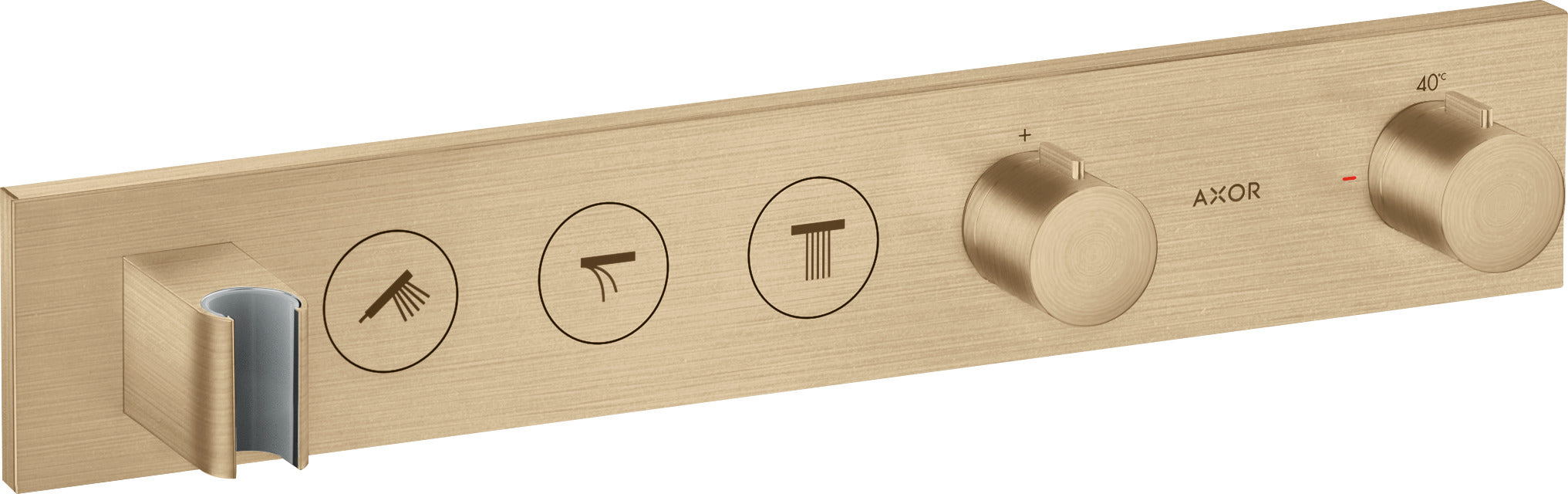 AXOR ShowerSolutions Thermostatic module Select 530/90 for concealed installation for 3 outlets