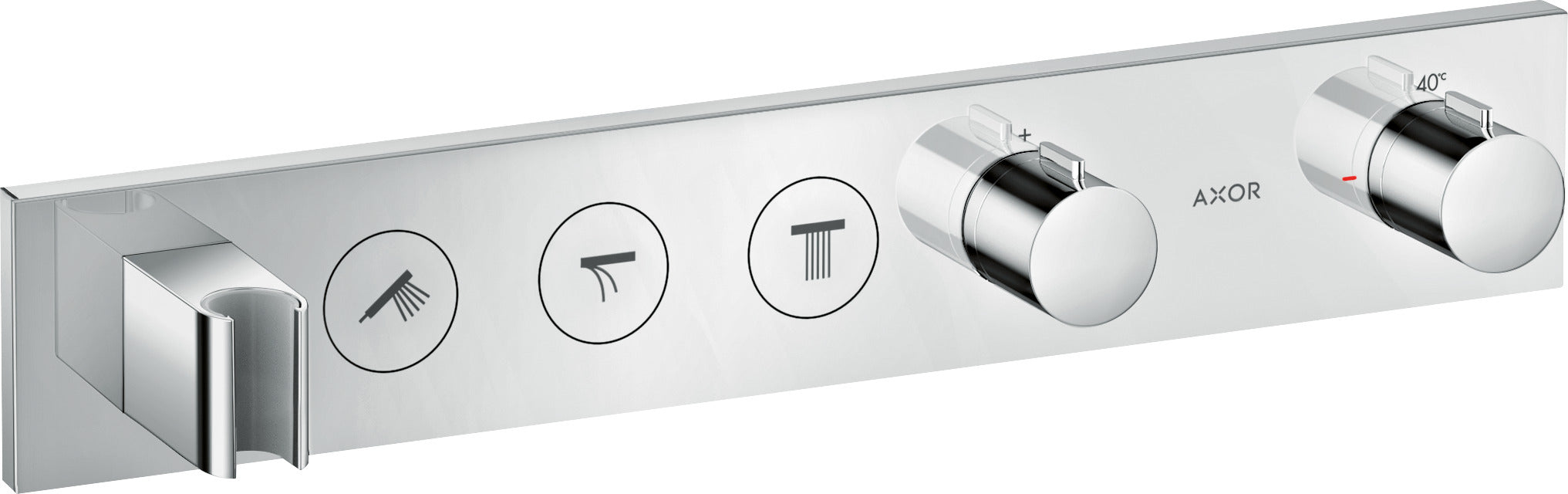 AXOR ShowerSolutions Thermostatic module Select 530/90 for concealed installation for 3 outlets