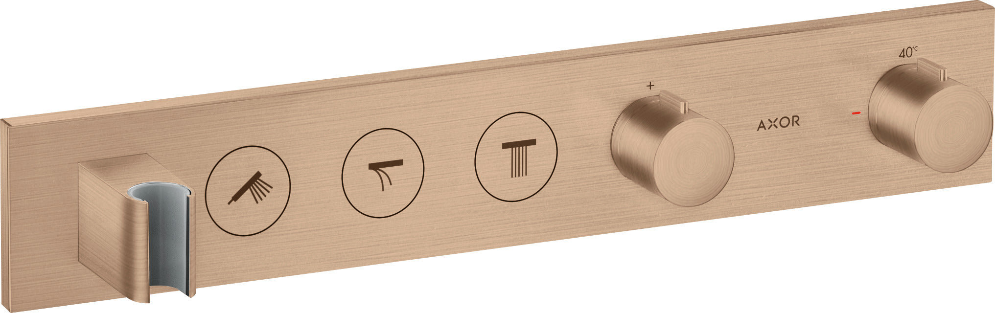 AXOR ShowerSolutions Thermostatic module Select 530/90 for concealed installation for 3 outlets