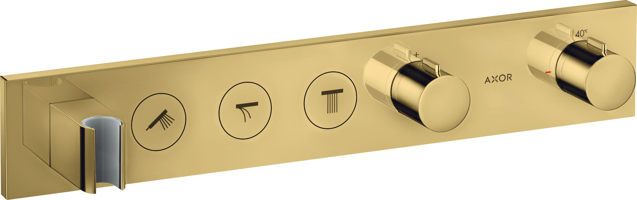 AXOR ShowerSolutions Thermostatic module Select 530/90 for concealed installation for 3 outlets