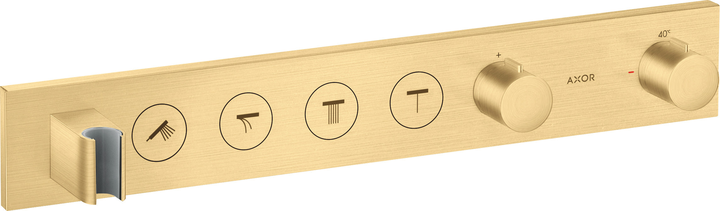 AXOR ShowerSolutions Thermostatic module Select 600/90 for concealed installation for 4 outlets