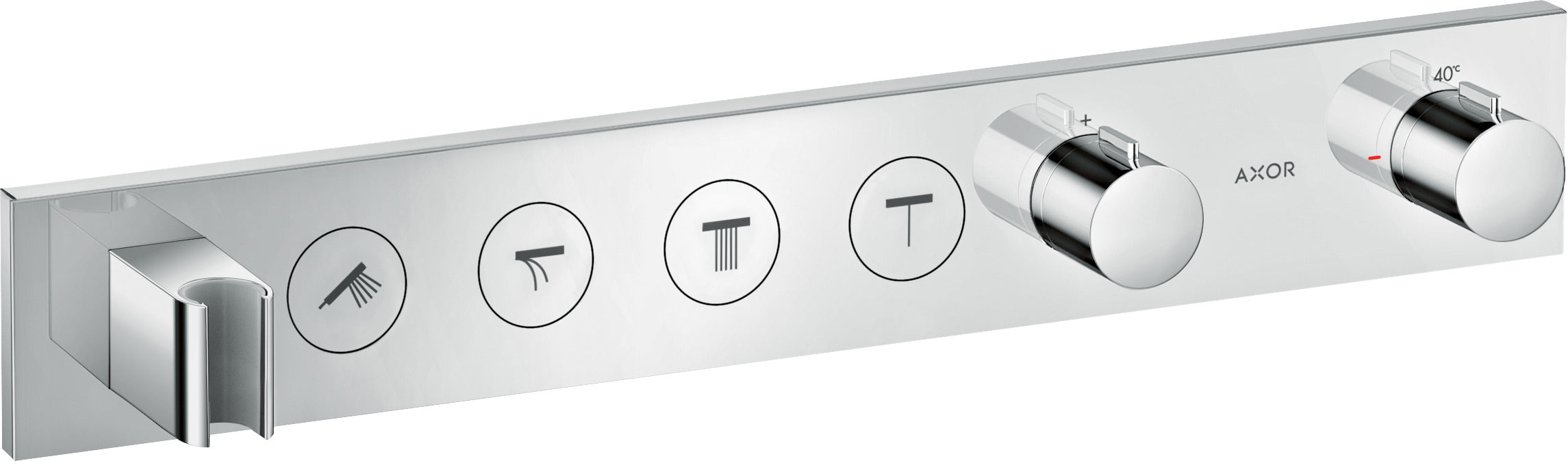 AXOR ShowerSolutions Thermostatic module Select 600/90 for concealed installation for 4 outlets