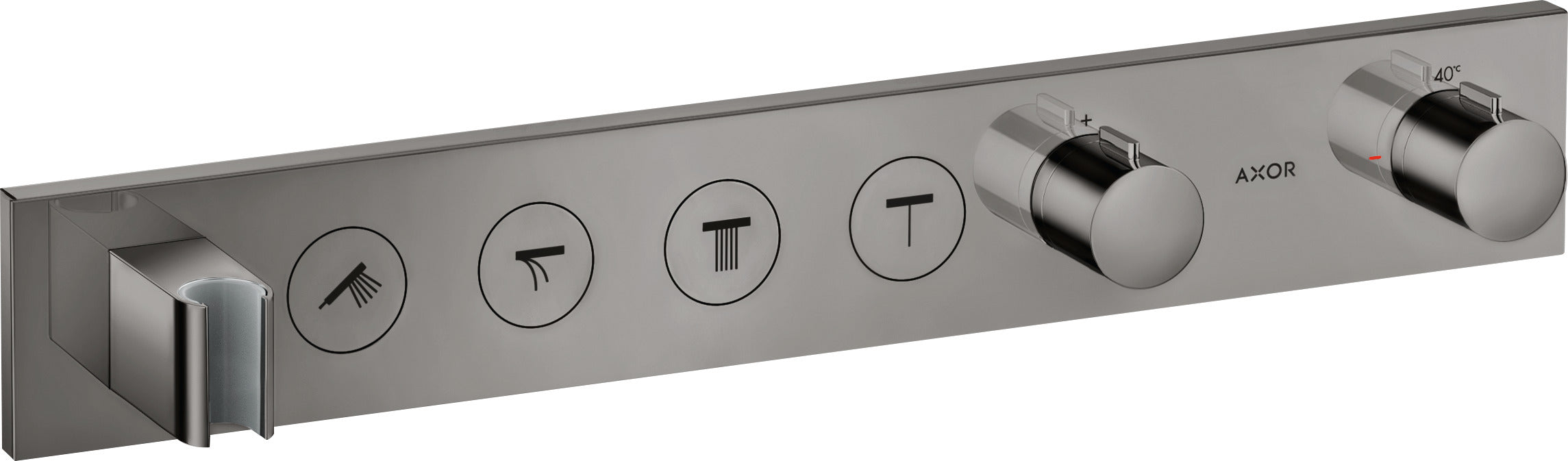 AXOR ShowerSolutions Thermostatic module Select 600/90 for concealed installation for 4 outlets