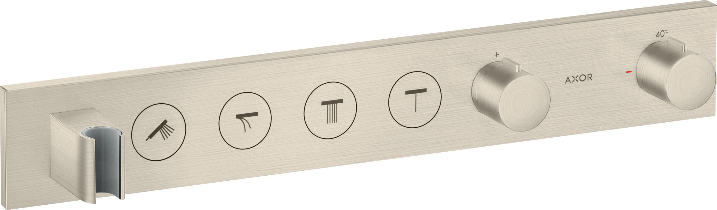AXOR ShowerSolutions Thermostatic module Select 600/90 for concealed installation for 4 outlets
