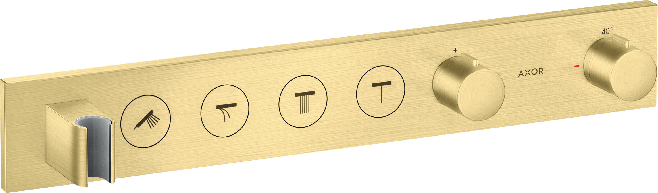 AXOR ShowerSolutions Thermostatic module Select 600/90 for concealed installation for 4 outlets