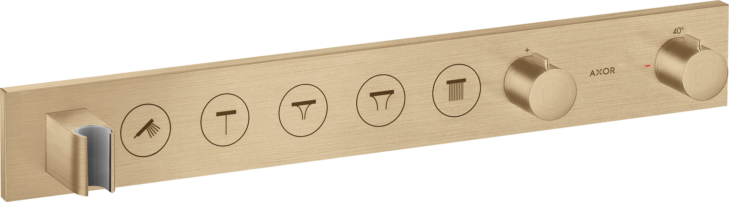 AXOR ShowerSolutions Thermostatic module Select 670/90 for concealed installation for 5 outlets