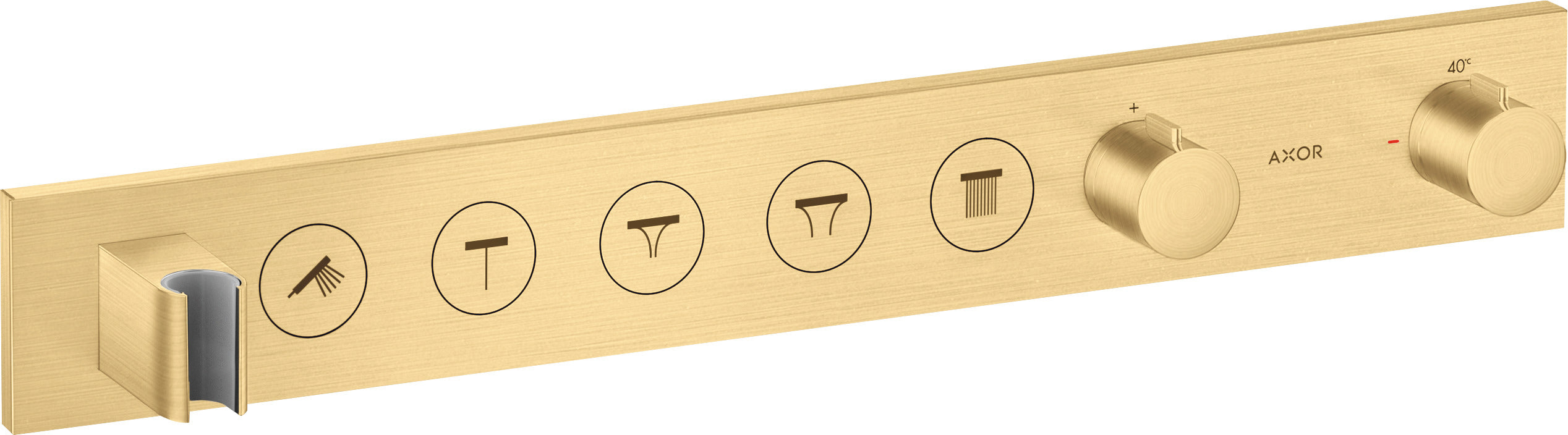 AXOR ShowerSolutions Thermostatic module Select 670/90 for concealed installation for 5 outlets