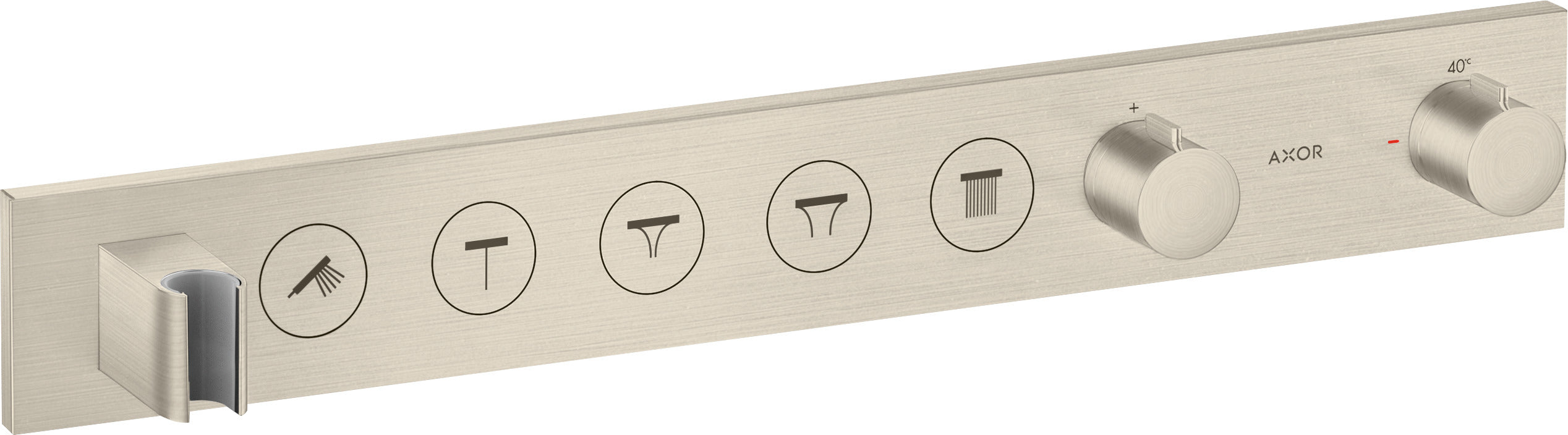 AXOR ShowerSolutions Thermostatic module Select 670/90 for concealed installation for 5 outlets