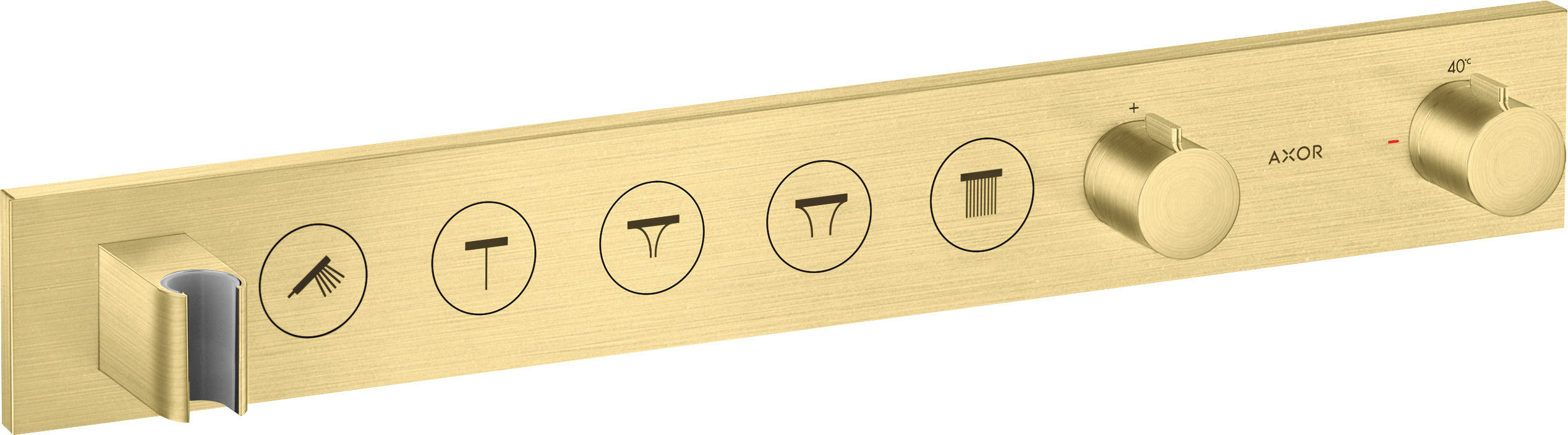AXOR ShowerSolutions Thermostatic module Select 670/90 for concealed installation for 5 outlets