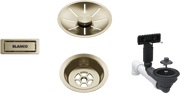 Blanco Waste fitting set for single bowl In Satin Gold