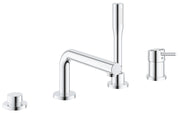 Concetto 4-hole single-lever bath combination