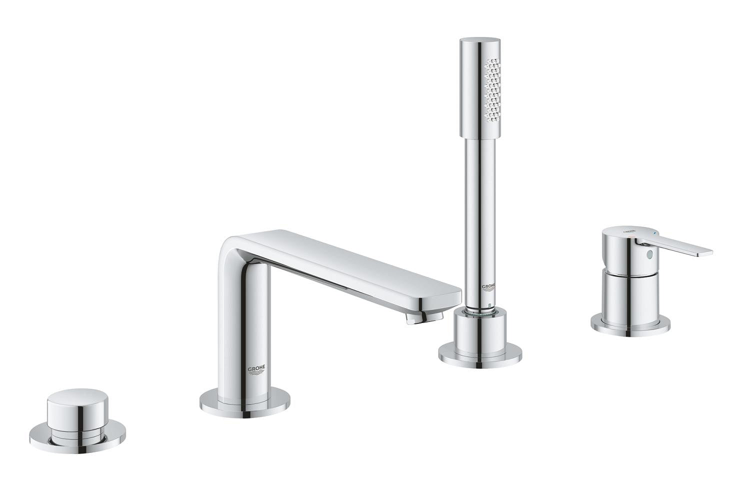Lineare 4-hole single-lever bath combination