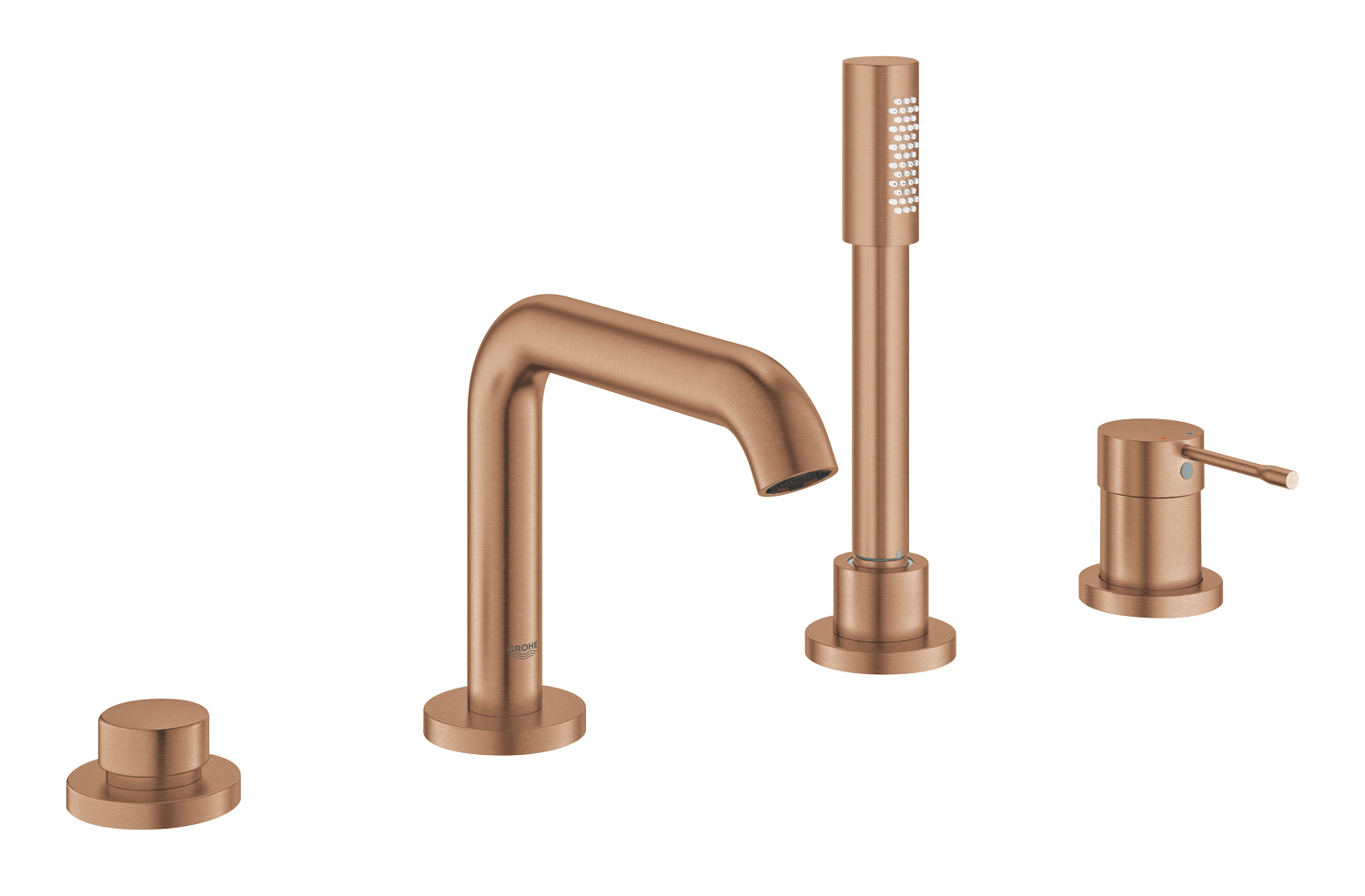 Essence 4-hole single-lever bath combination