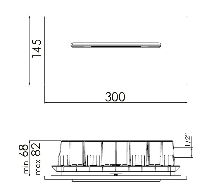 CONCEALED - Waterfall Shower