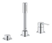 Lineare 3-hole single-lever bath combination