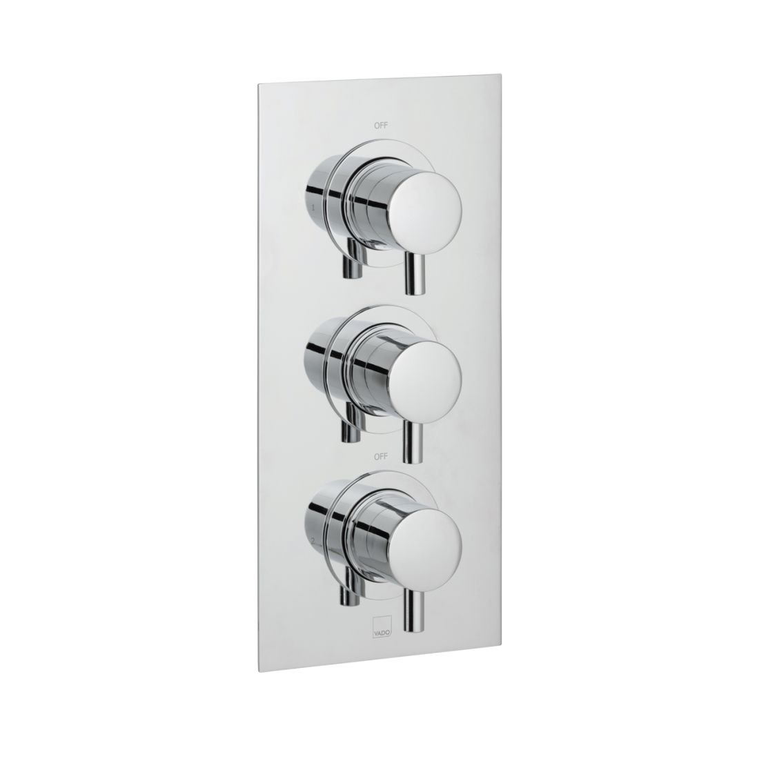 Zone 2 Button 2 Outlet Vertical Concealed Thermostatic Valve