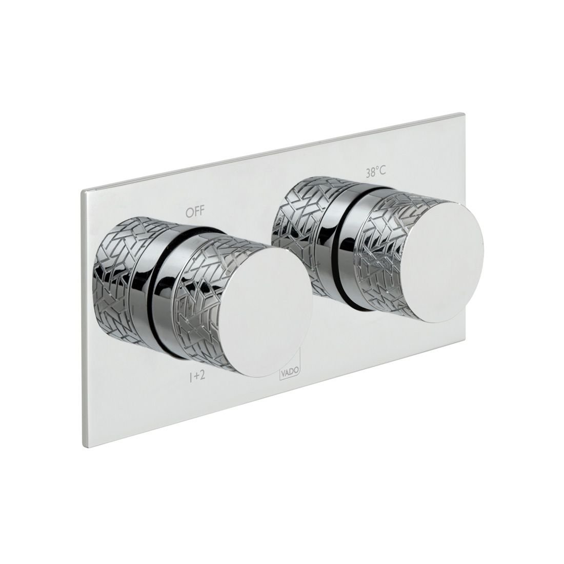 Tablet Omika 2 Outlet 2 Handle Concealed Thermostatic Valve Horizontal