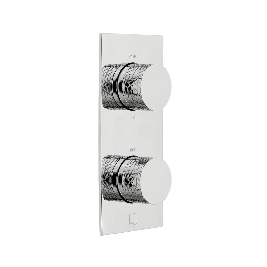 Tablet Omika 2 Outlet 2 Handle Concealed Thermostatic Valve Vertical