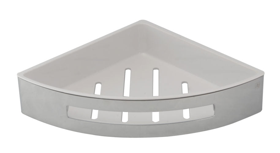 CORNER BASKET WITH SHELF