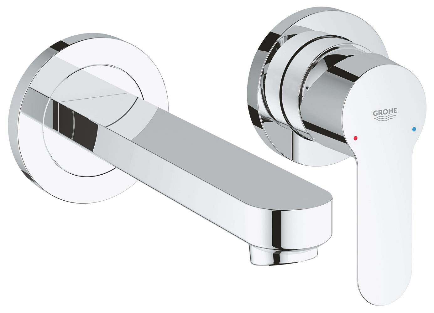 BauEdge 2-hole basin mixer