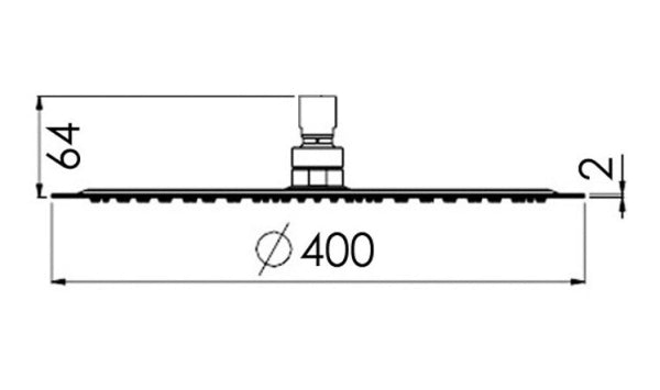 ULTRA SLIM - Round 400mm Head