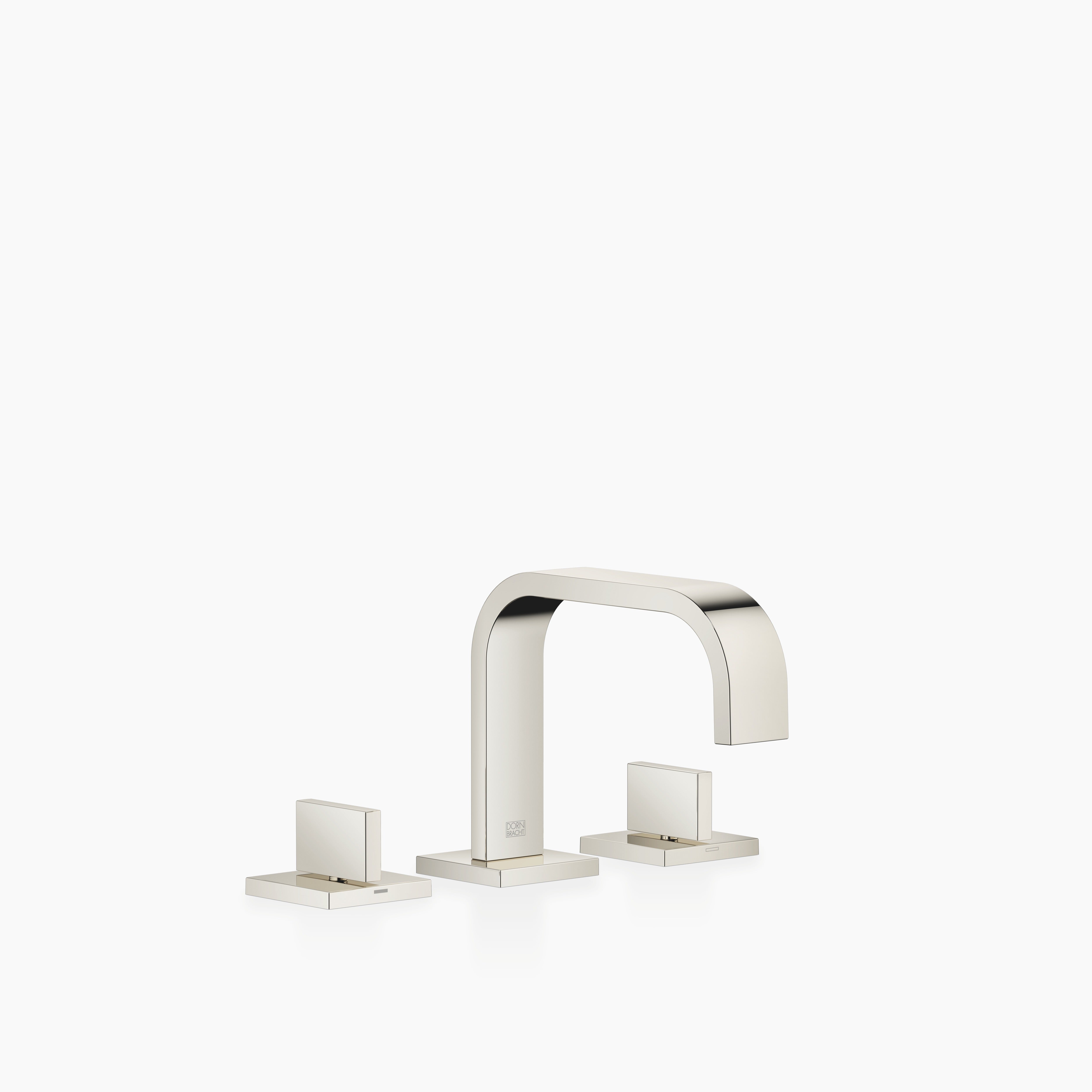 Mem Three Hole Basin Mixer With Pop Up Waste Chrome