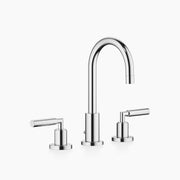 Tara Three Hole Basin Mixer With Pop Up Waste Chrome III