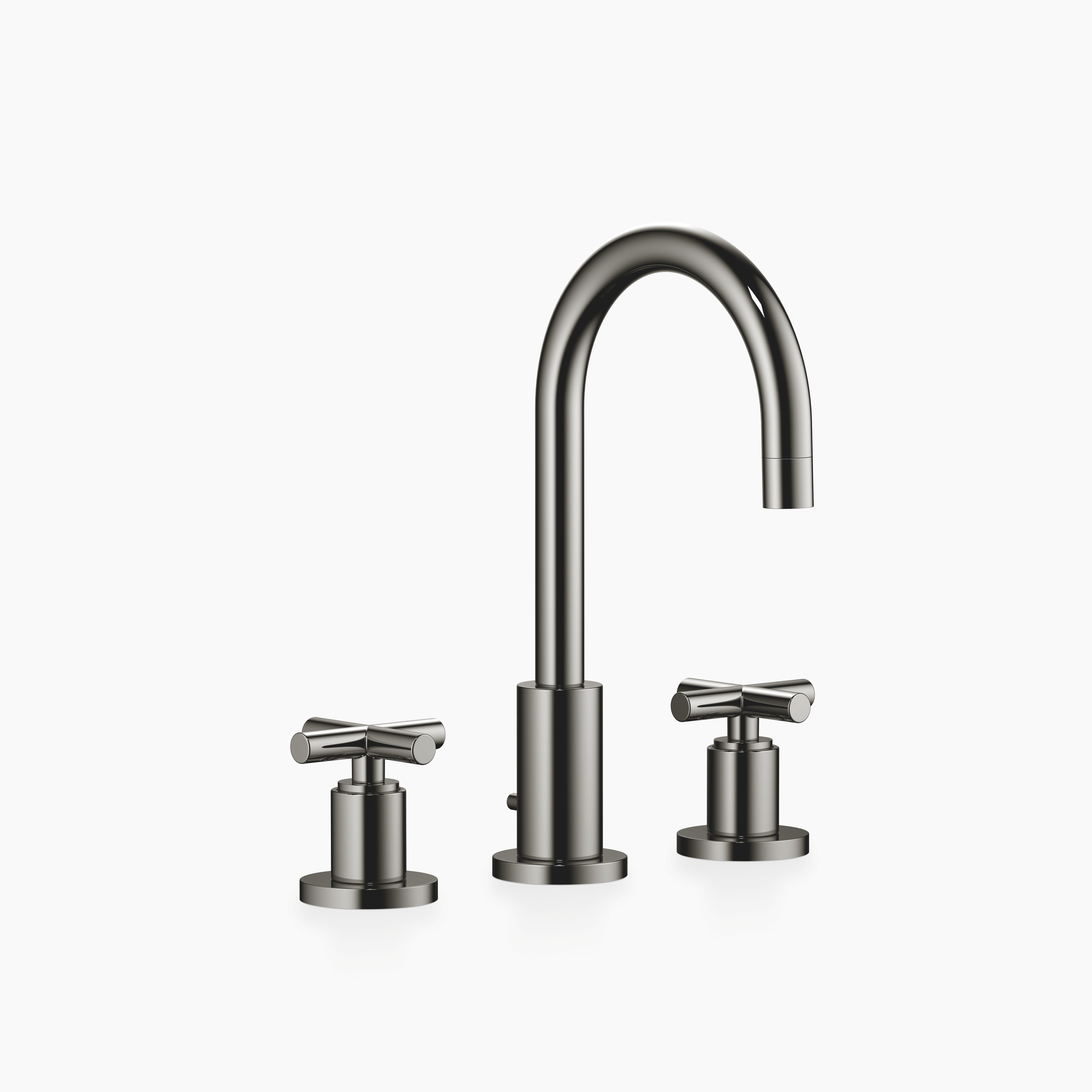 Tara Three Hole Basin Mixer With Pop Up Waste Chrome IV