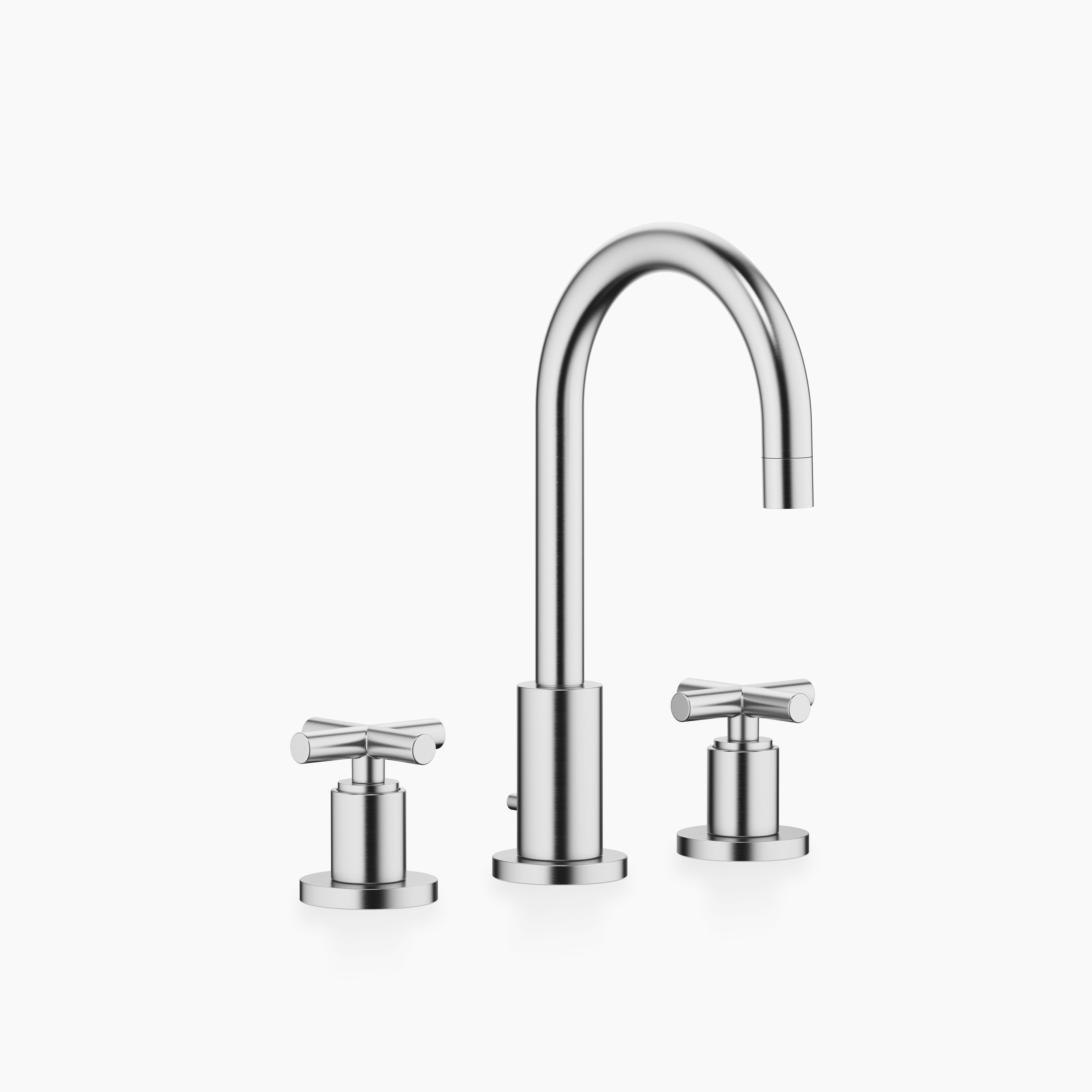 Tara Three Hole Basin Mixer With Pop Up Waste Chrome IV