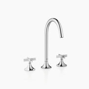 Vaia Three Hole Basin Mixer With Pop Up Waste Chrome III