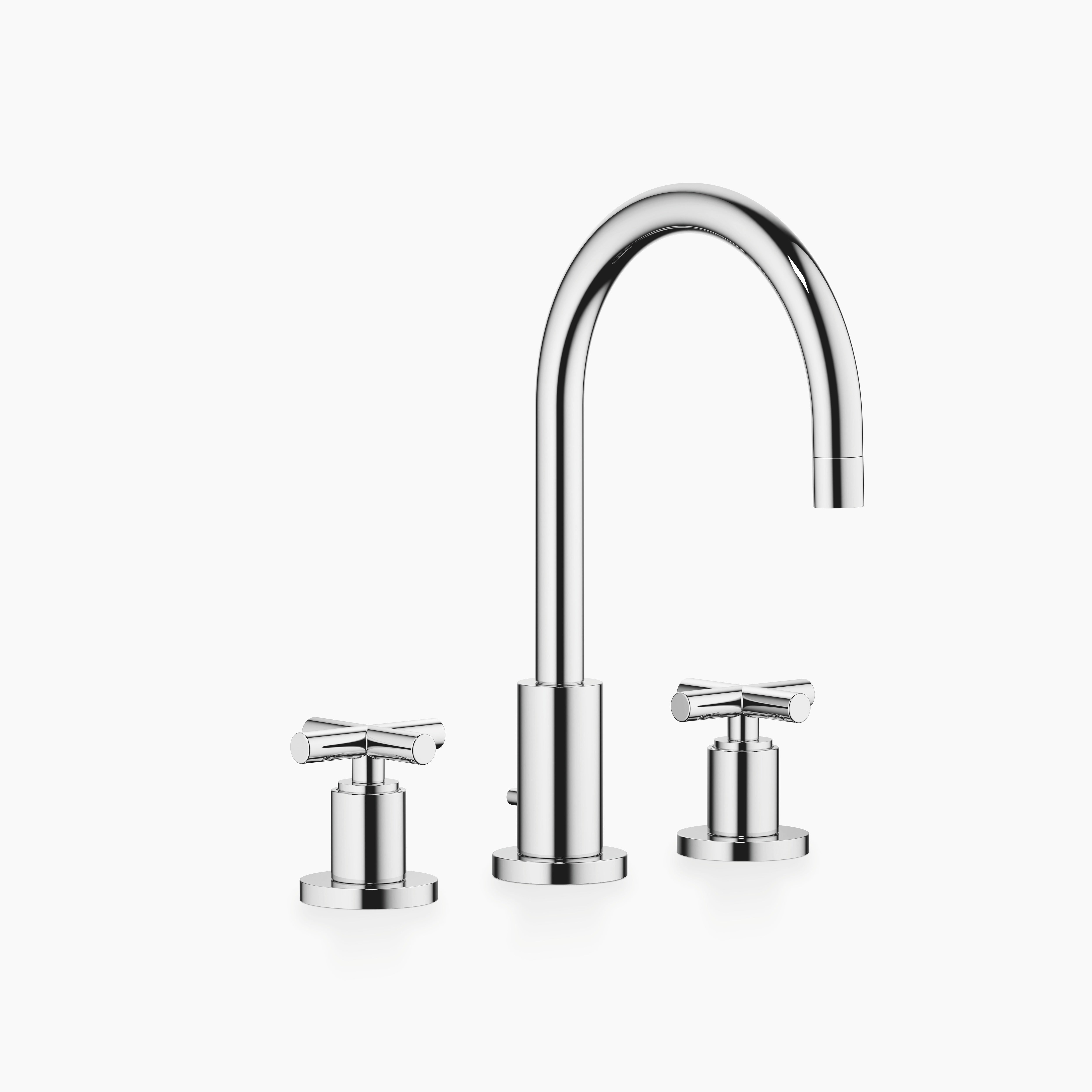 Tara Three Hole Basin Mixer With Pop Up Waste Chrome VI