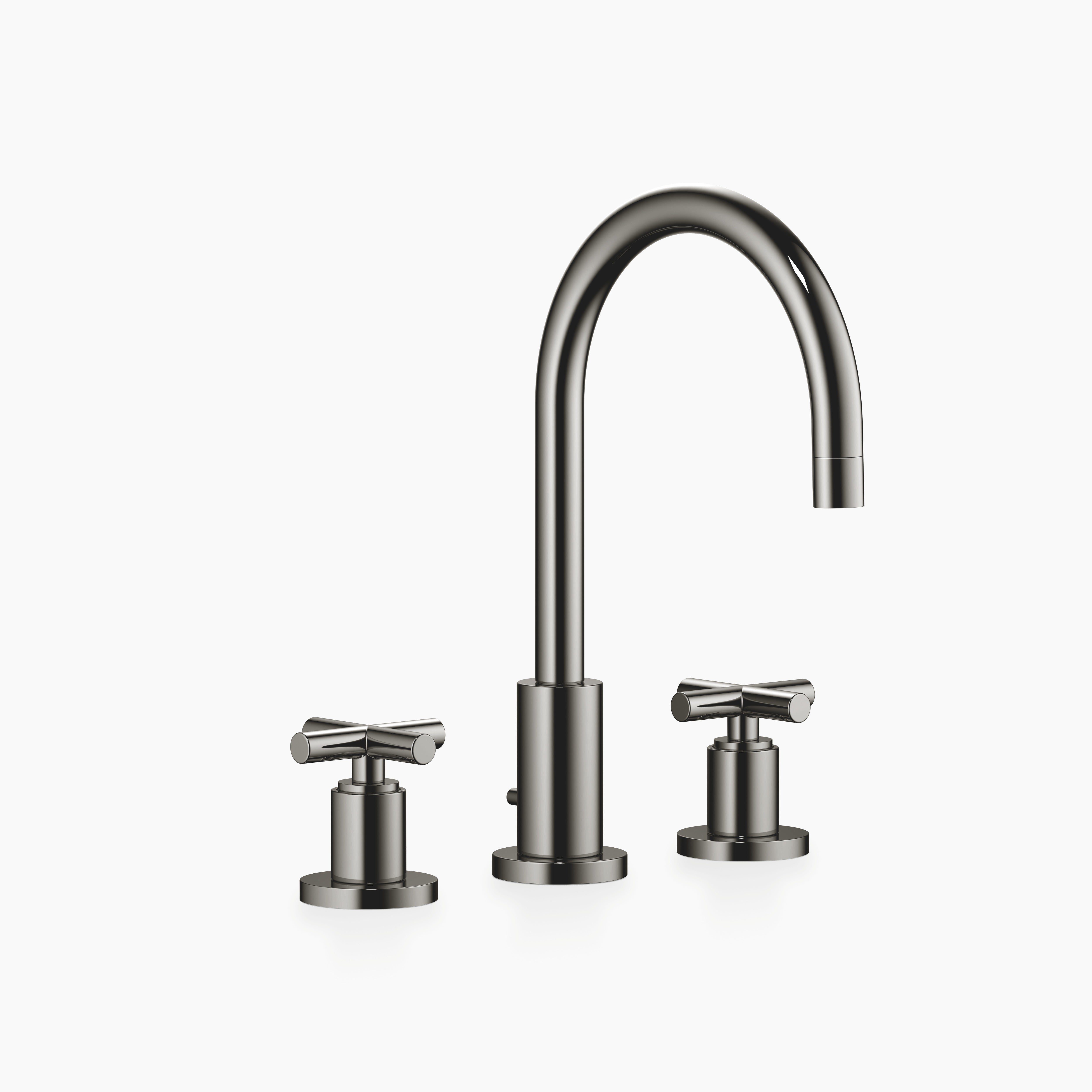 Tara Three Hole Basin Mixer With Pop Up Waste Chrome VI