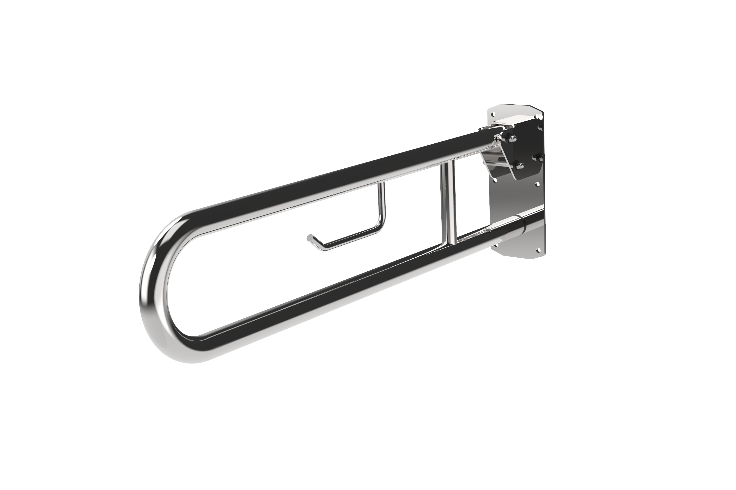 Hinged Lift And Lock Support Rail