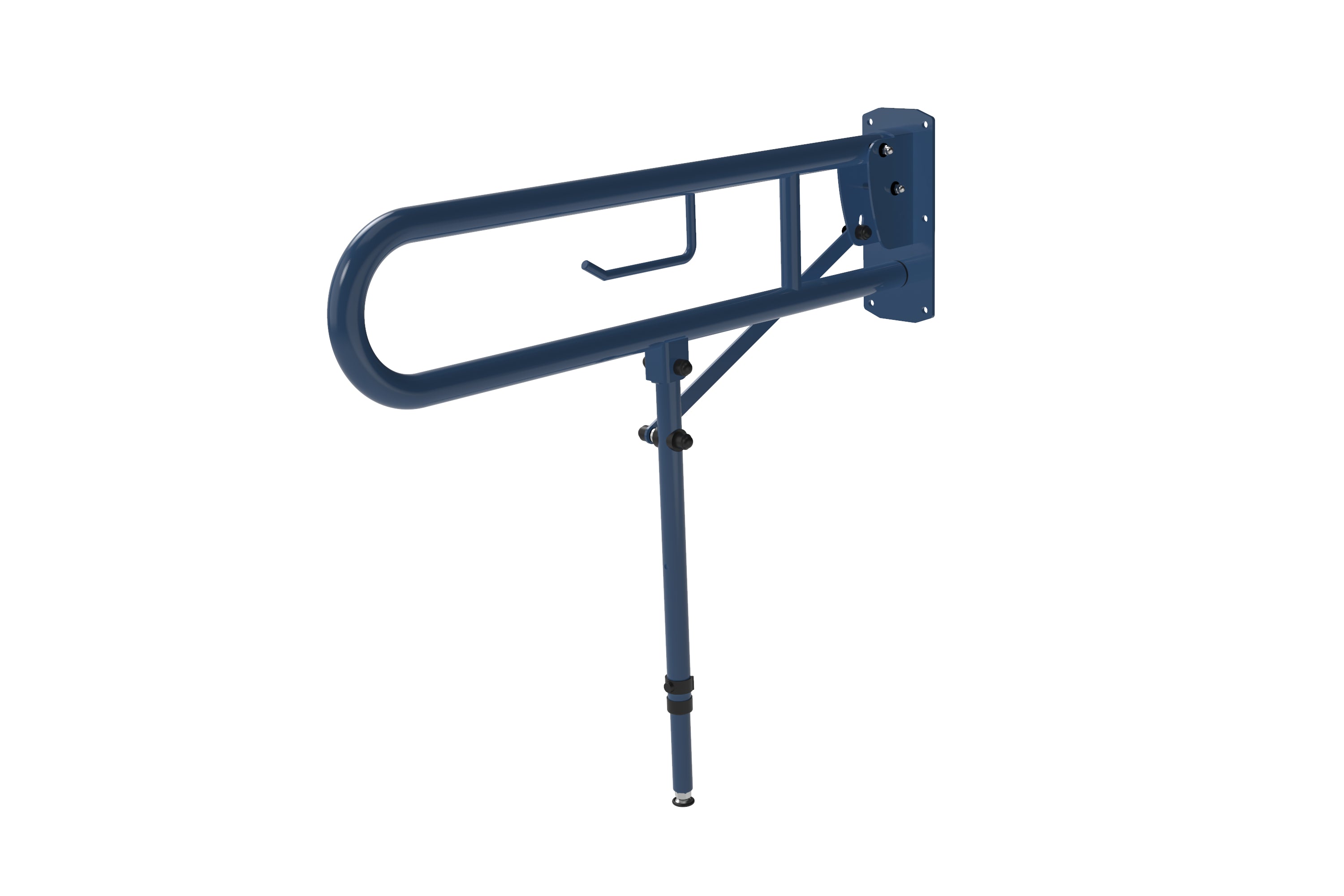 Hinged Lift And Lock Support Rail