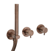 VOS MODULAR 2 HANDLE 2 OUTLET THERMOSTATIC SHOWER VALVE W HANDSET