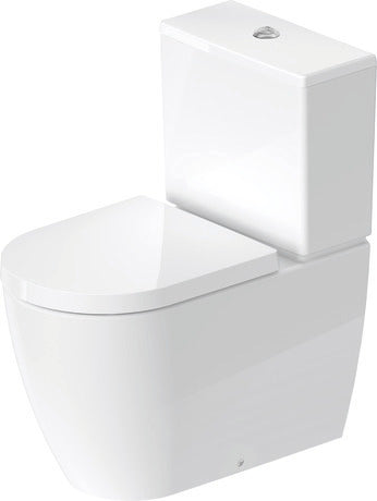 ME by Starck Toilet close-coupled White High Gloss 650 mm