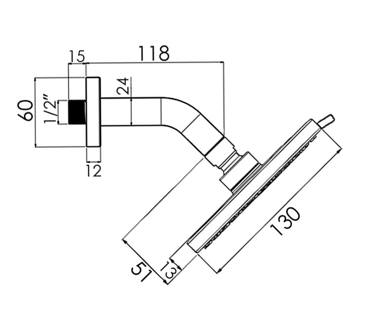 CLARO - Multi Finction 130mm Head & Arm