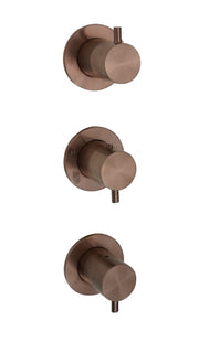 VOS MODULAR 3 HANDLE 3 OUTLET THERMOSTATIC SHOWER VALVE