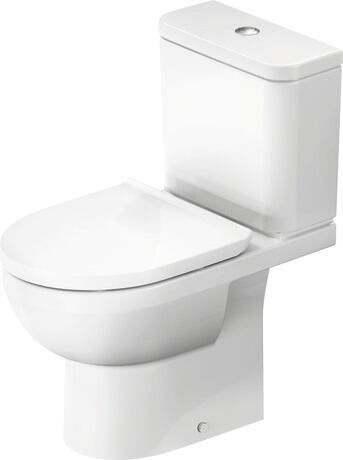 Duravit No.1 Toilet close-coupled White High Gloss