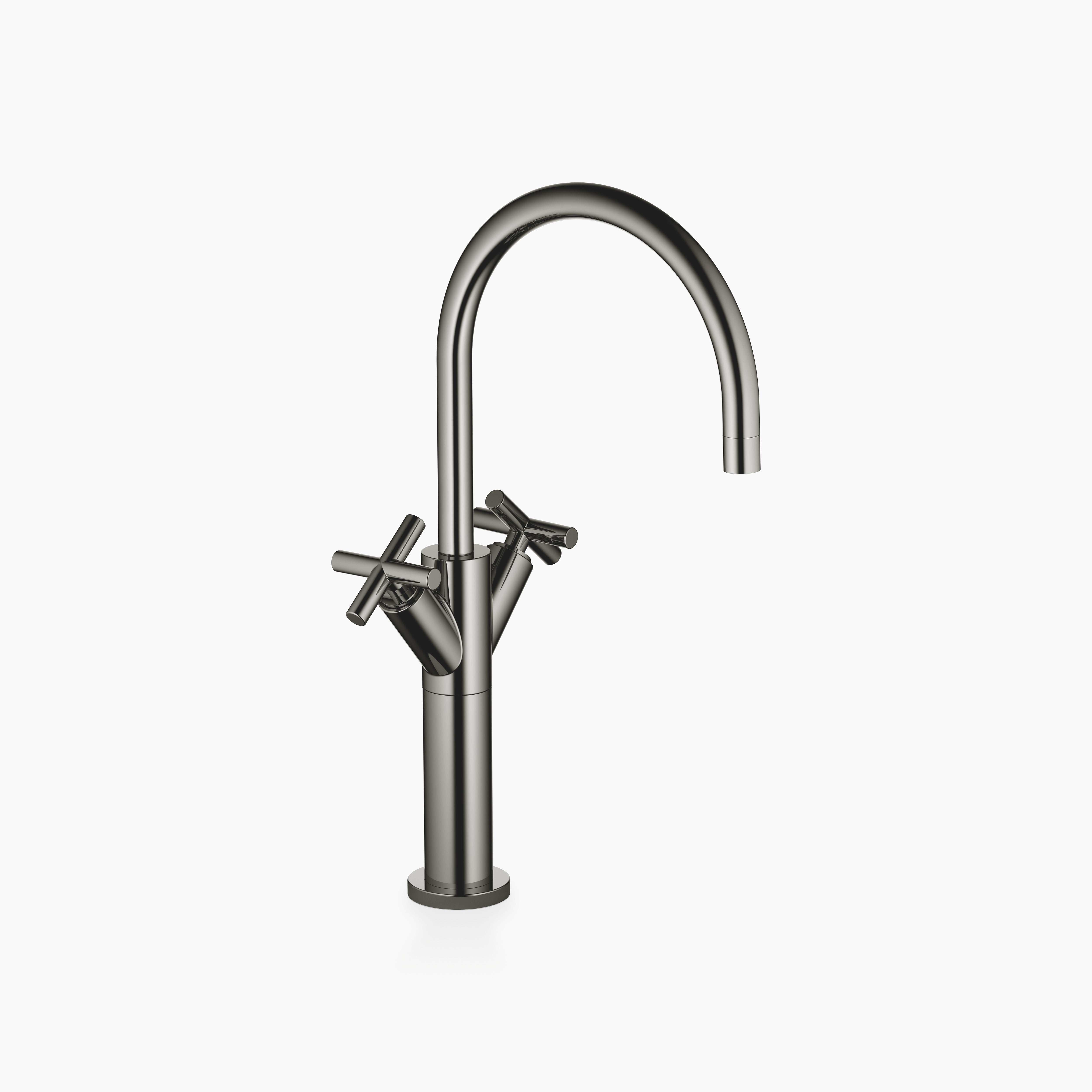 Tara Single Hole Basin Mixer With Raised Base Without Pop Up Waste Chrome