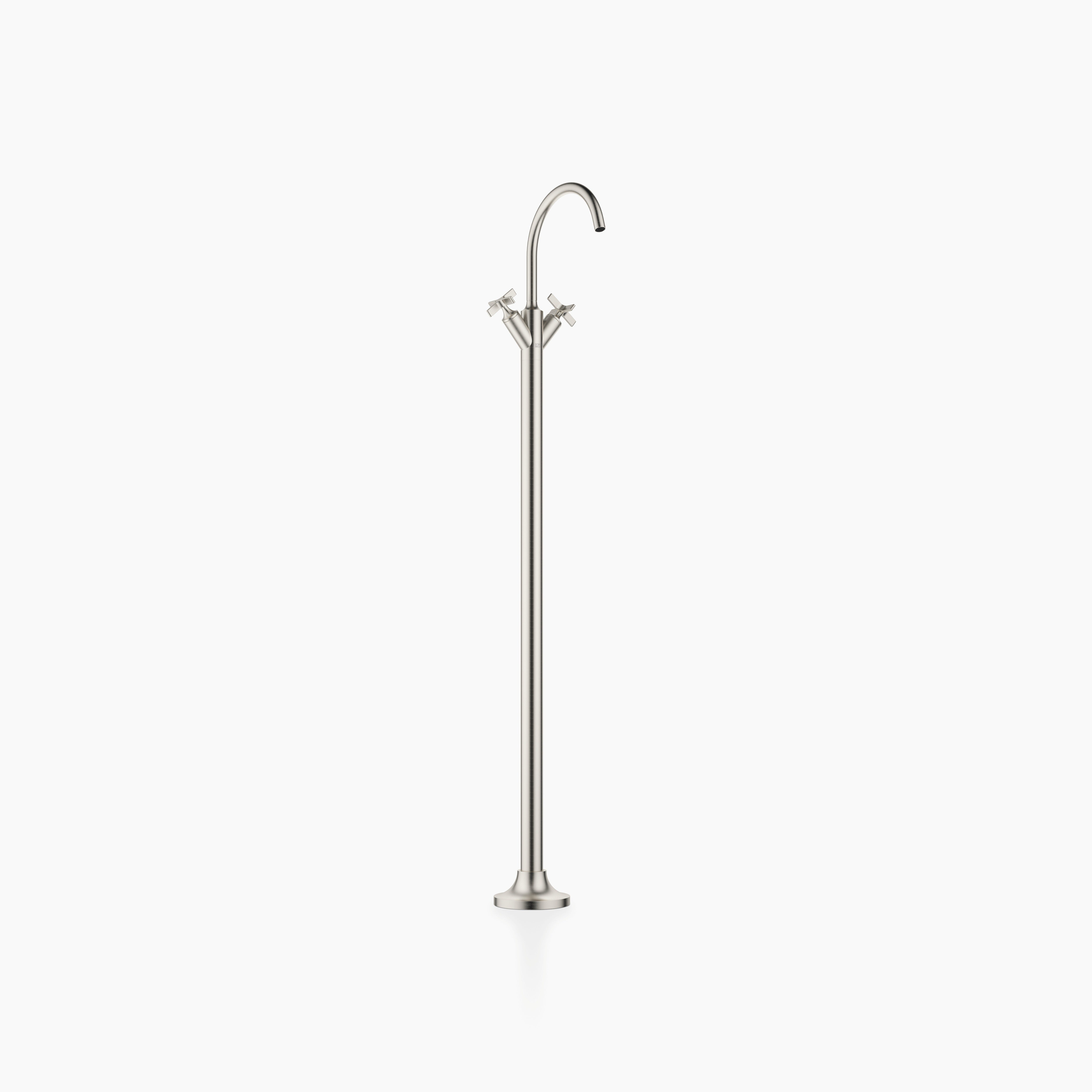 Vaia Single Hole Basin Mixer With Stand Pipe Without Pop Up Waste Chrome
