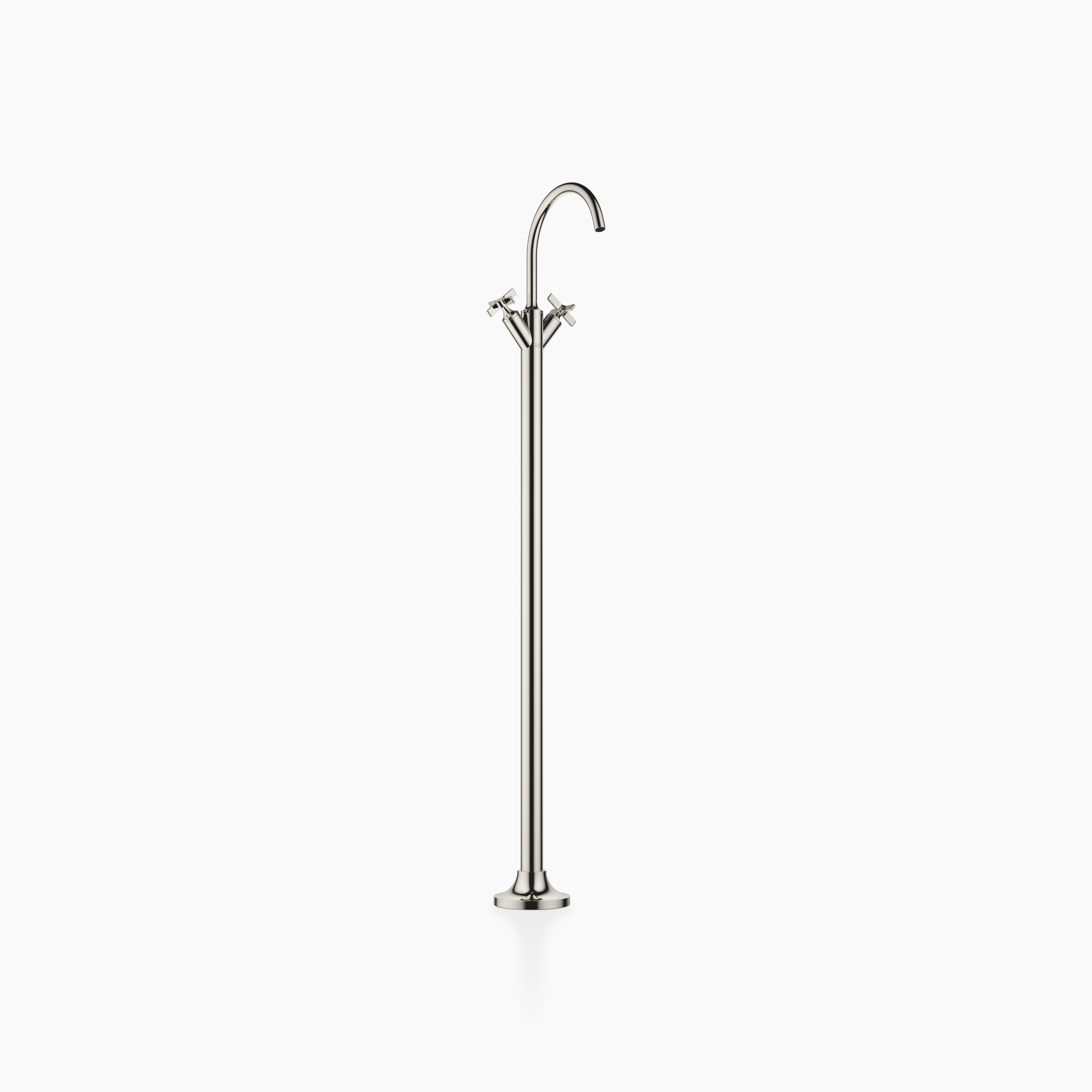 Vaia Single Hole Basin Mixer With Stand Pipe Without Pop Up Waste Chrome