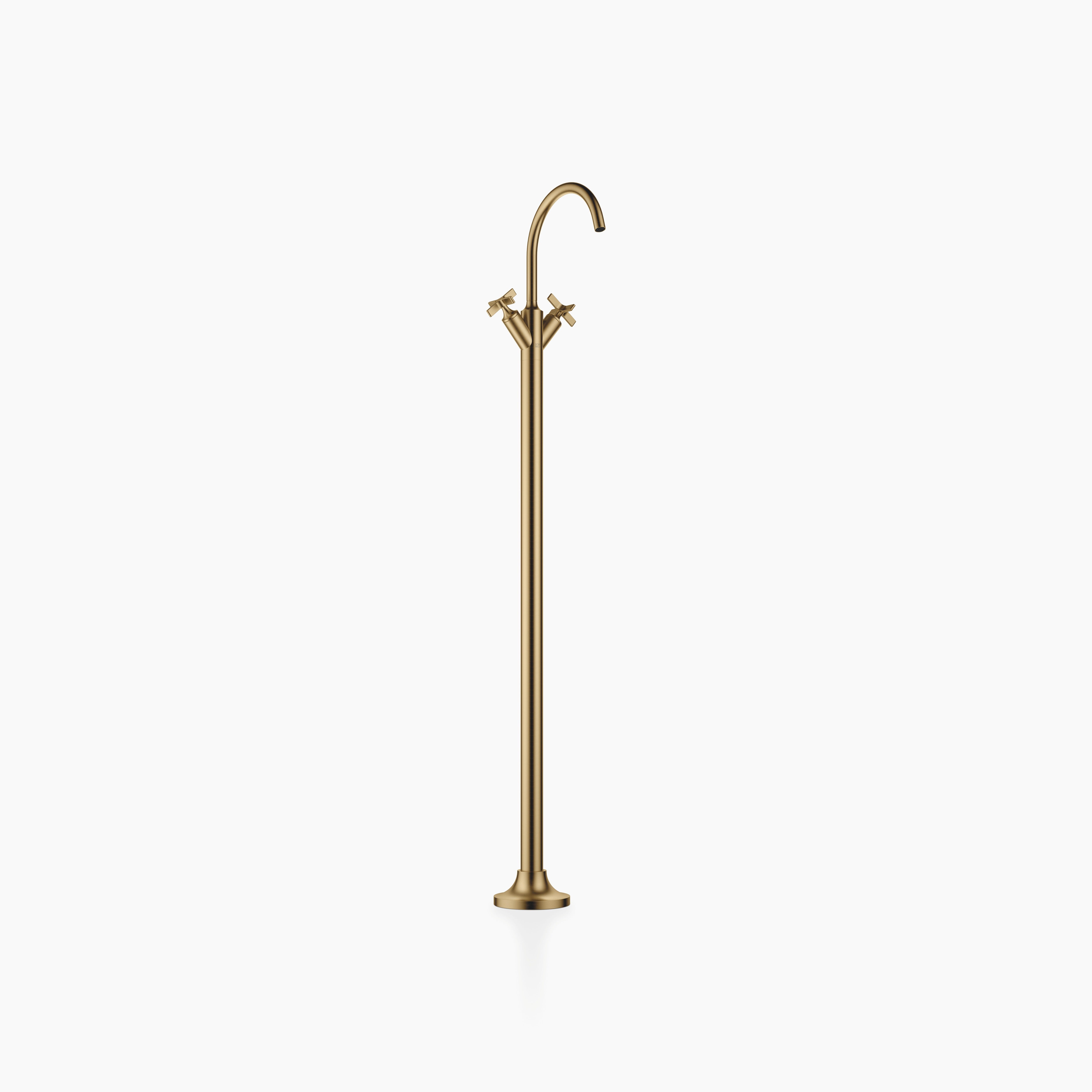 Vaia Single Hole Basin Mixer With Stand Pipe Without Pop Up Waste Chrome