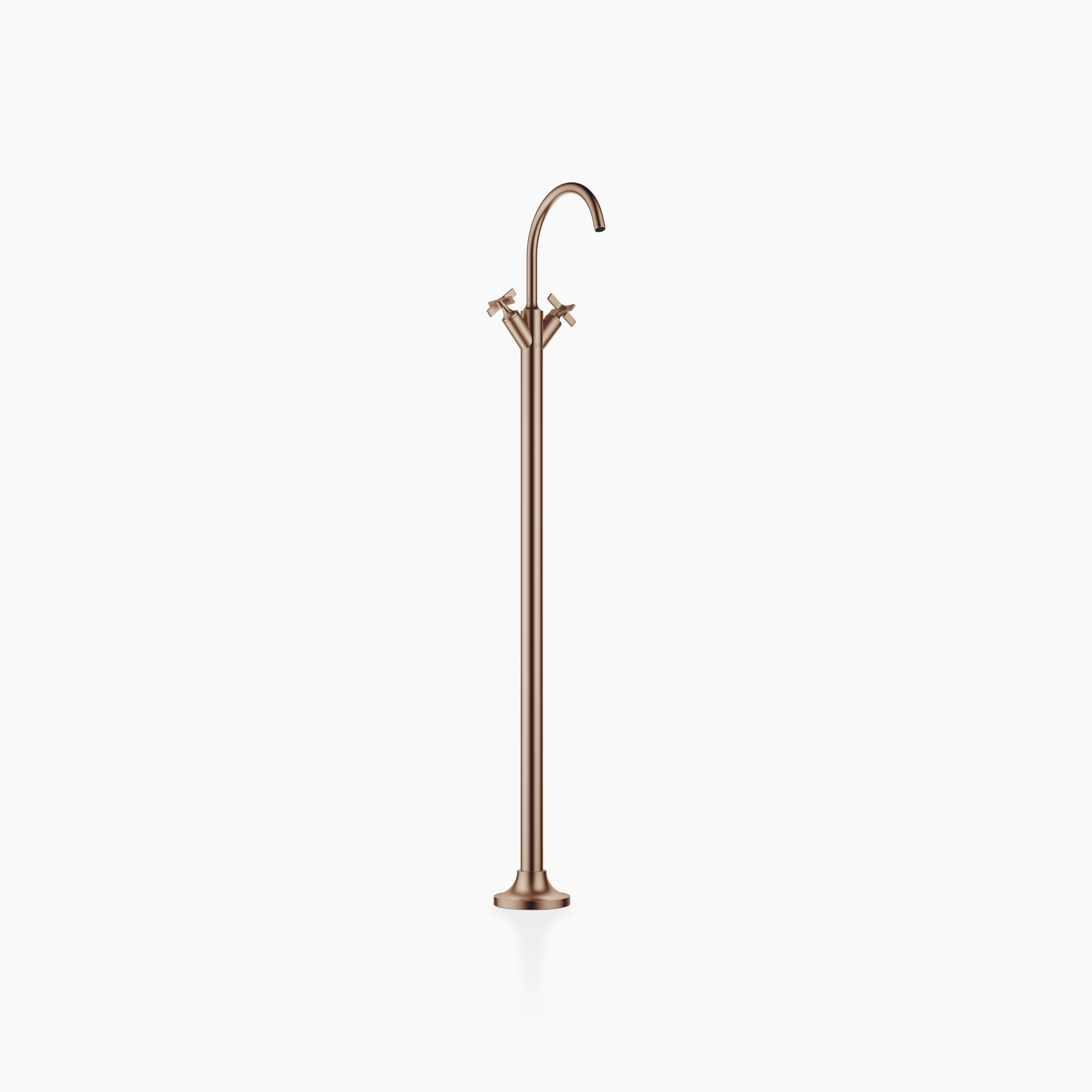 Vaia Single Hole Basin Mixer With Stand Pipe Without Pop Up Waste Chrome