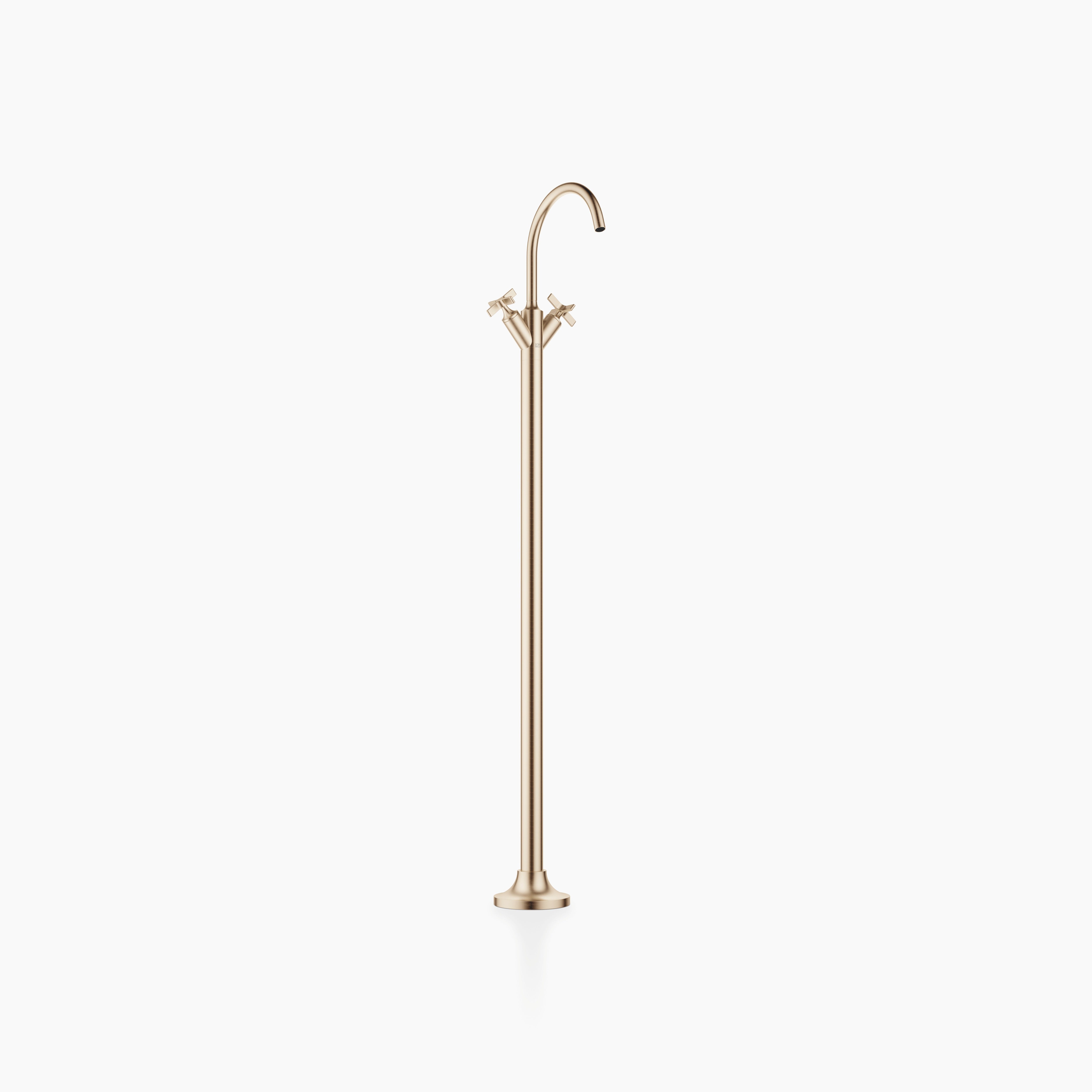 Vaia Single Hole Basin Mixer With Stand Pipe Without Pop Up Waste Chrome