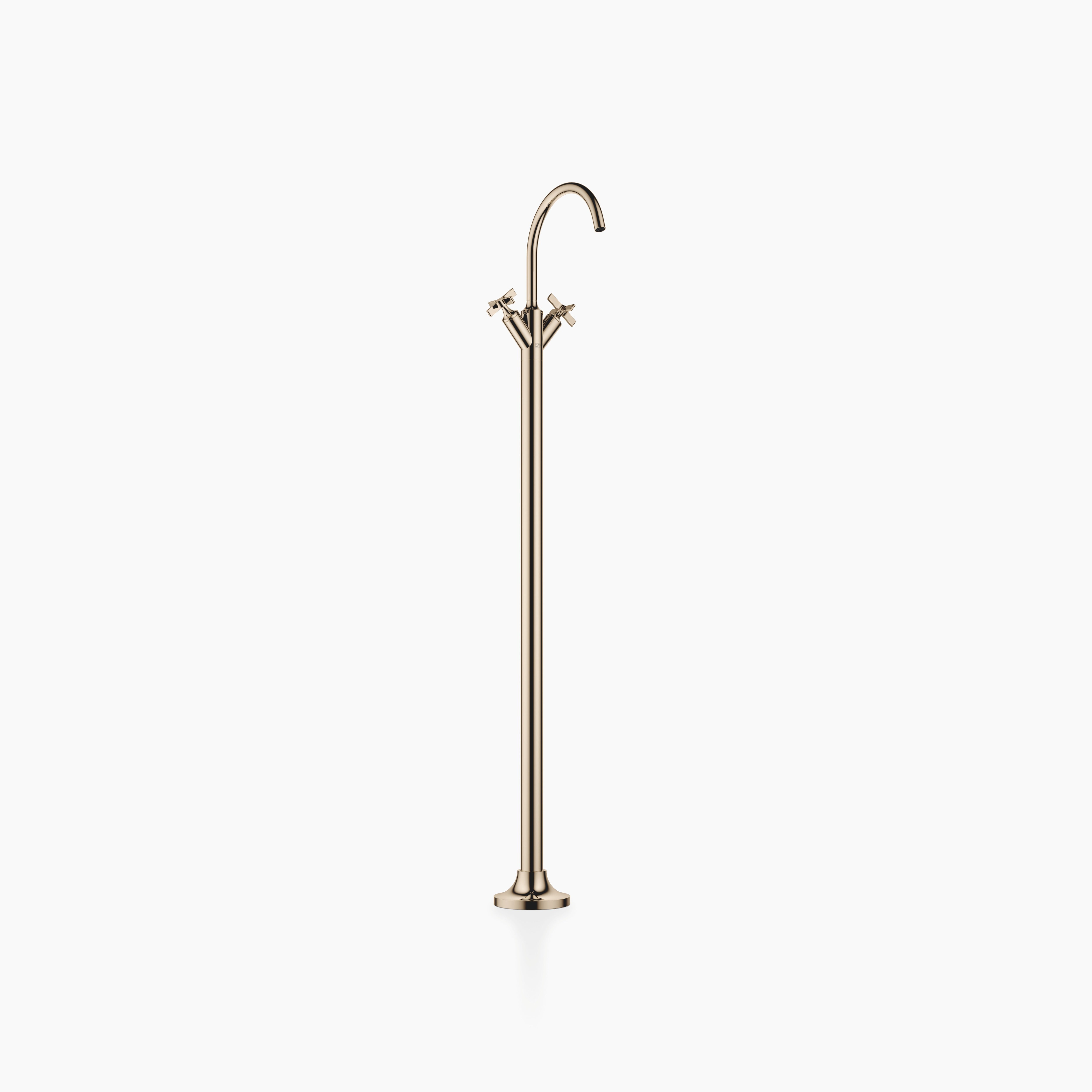 Vaia Single Hole Basin Mixer With Stand Pipe Without Pop Up Waste Chrome