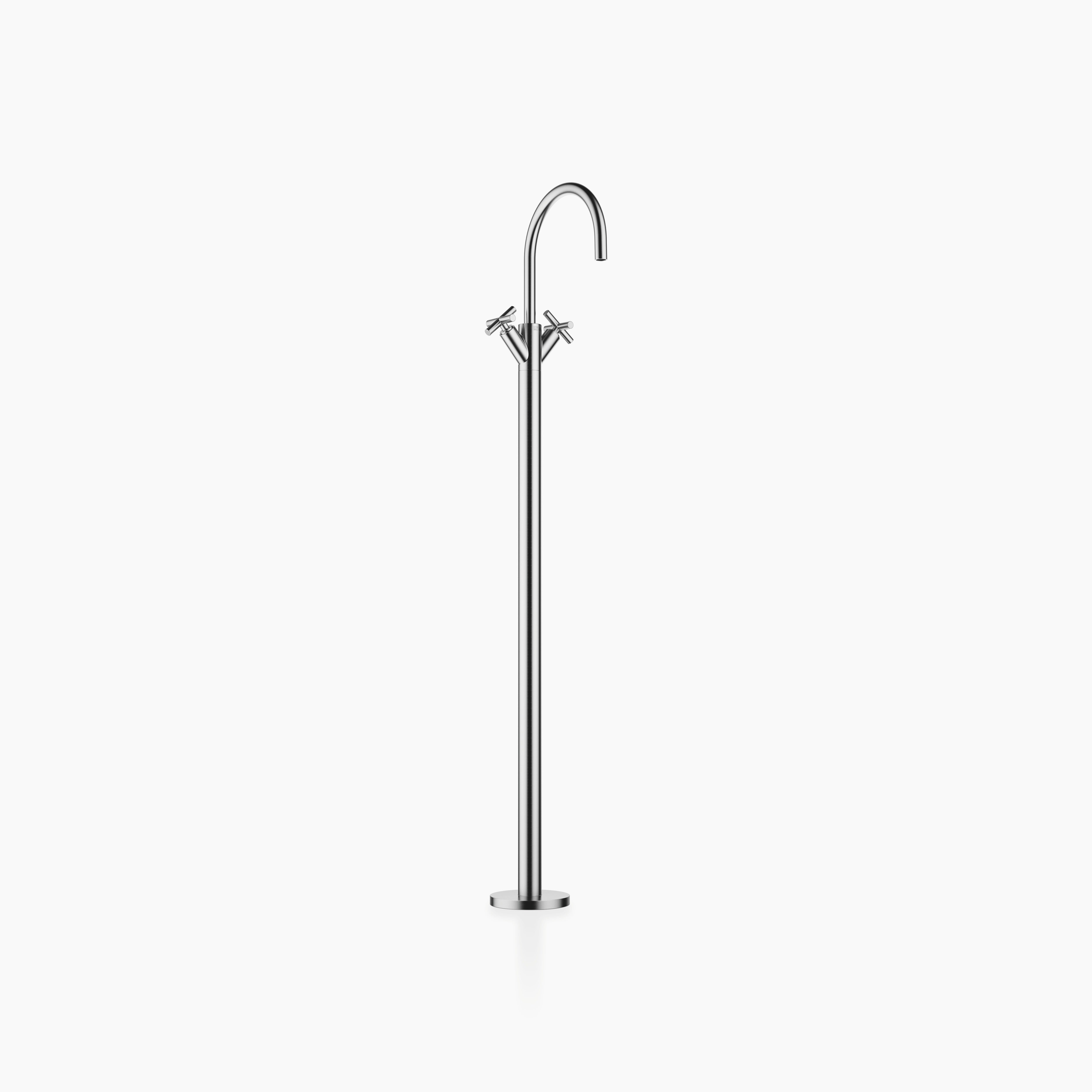 Tara Single Hole Basin Mixer With Stand Pipe Without Pop Up Waste Chrome