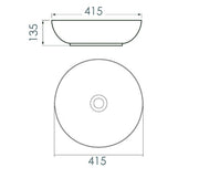 A2 - Round Countertop Basin 415 - 135