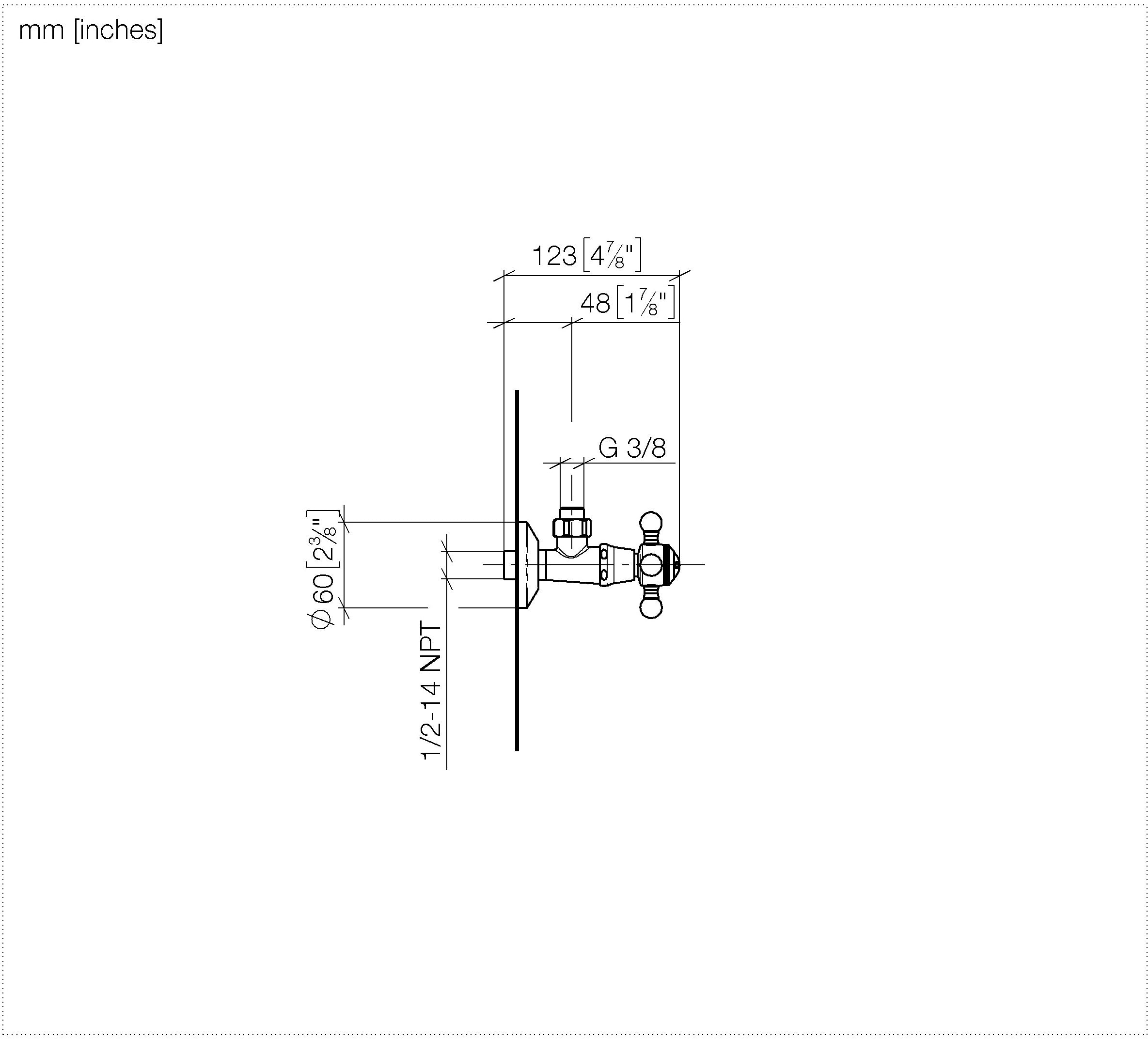 Madison Angle Valve Chrome
